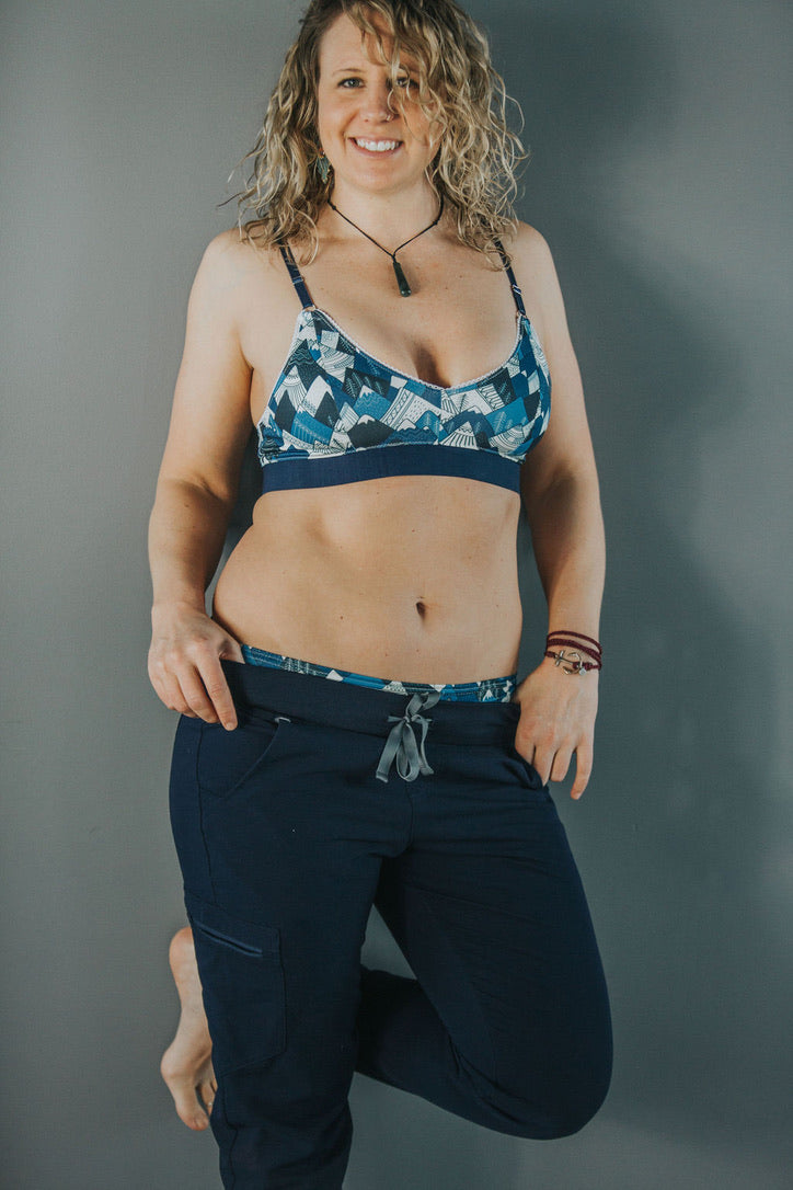 Mountain Print Bra and Underwear Bundle