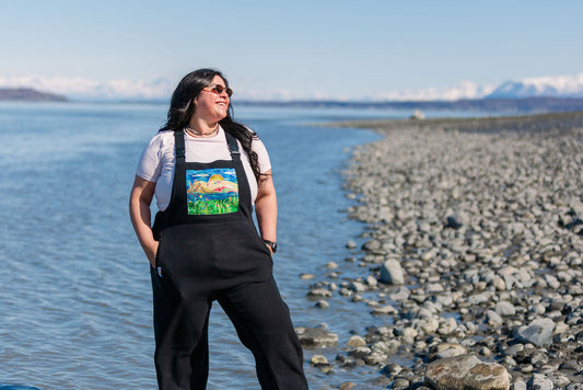 Sleeping Lady Fleece Overalls