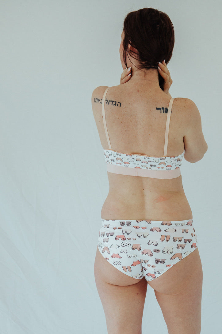 NO BOOBS ARE THE SAME BRA