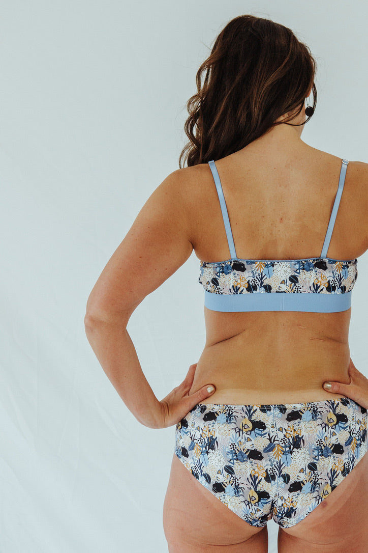 Panther Print Bra and Underwear Bundle