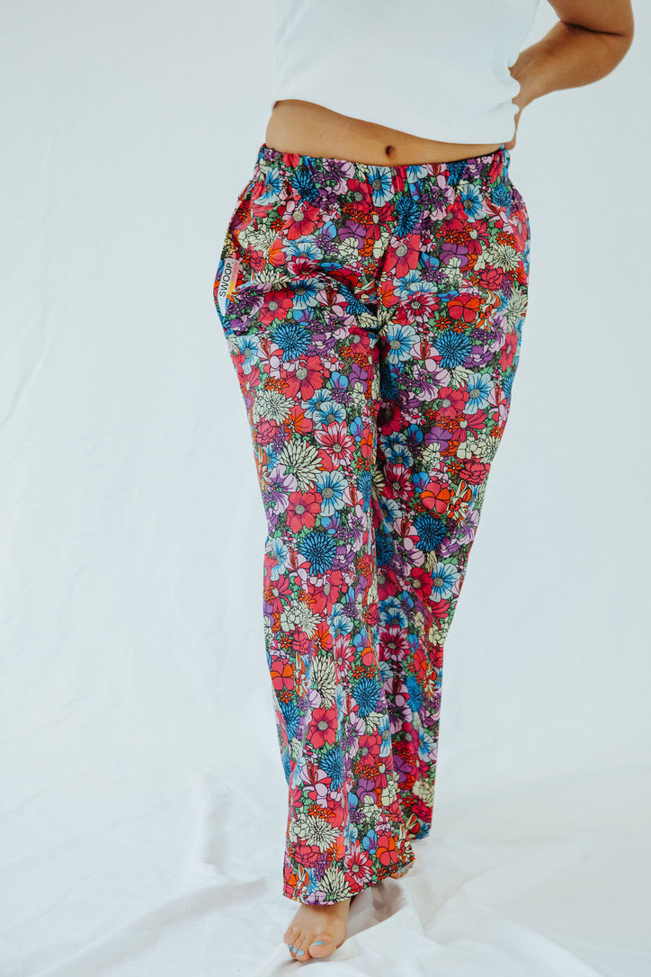 Happy Floral Rain Pants