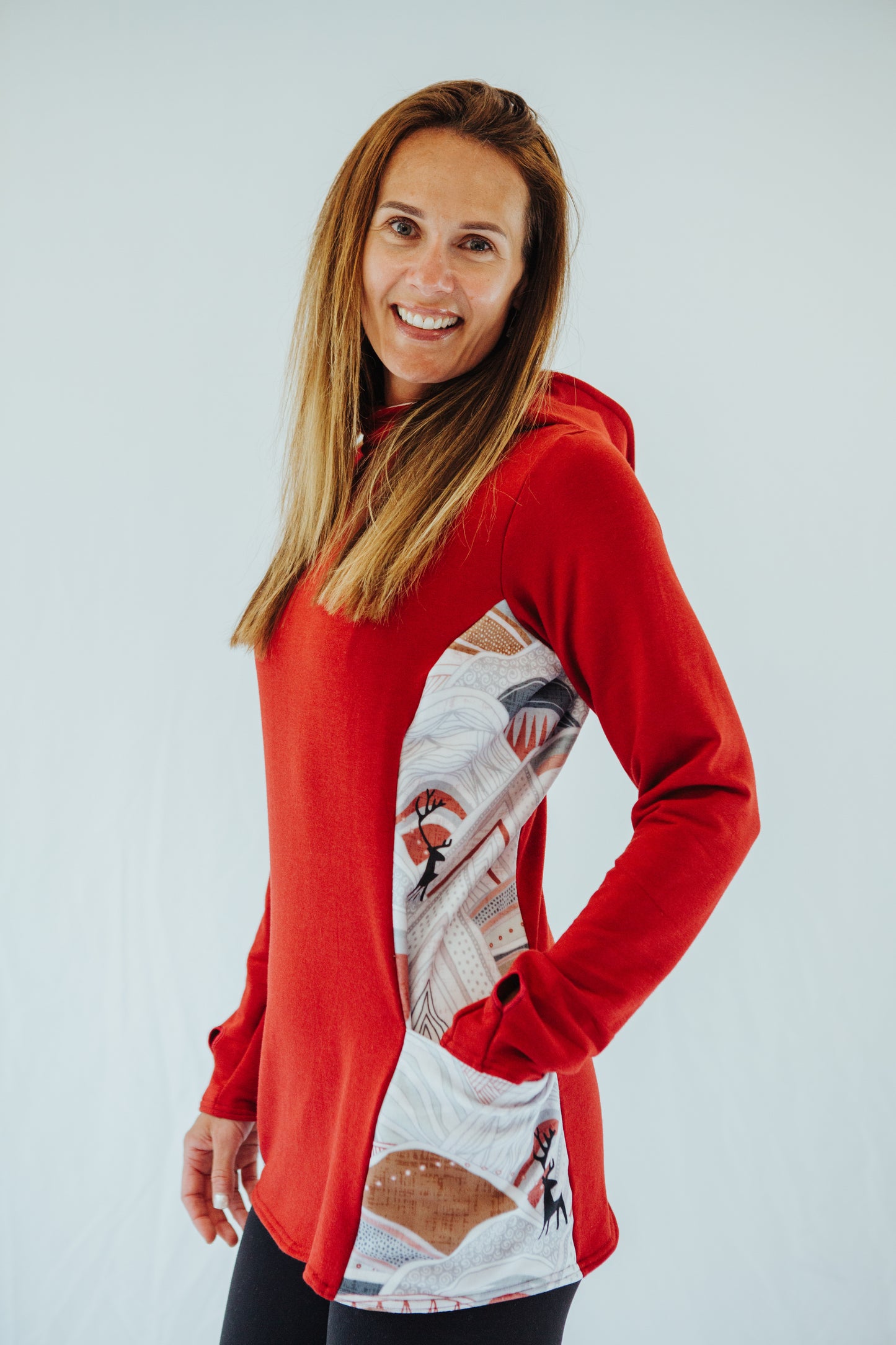 RED CARIBOU TUNIC