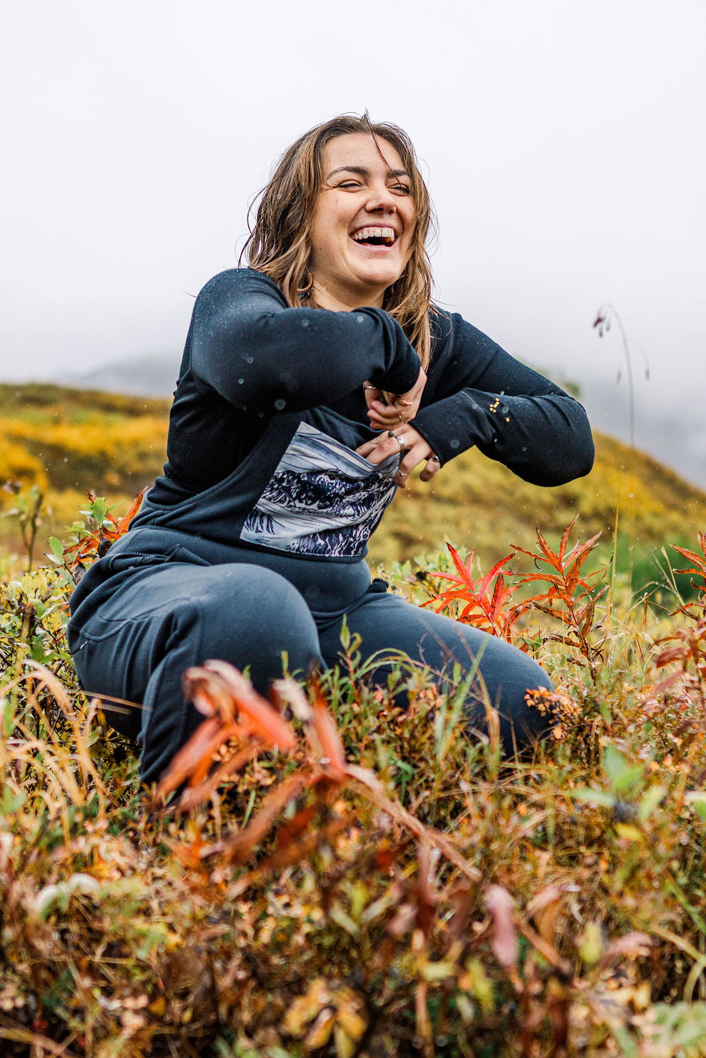 Alaska Range Drop Seat Fleece Overalls