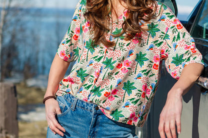 Tropic Ridge Boxy Polo Shirt