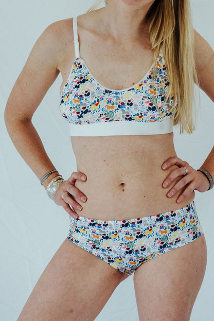 Unicorn Print Bra and Underwear Bundle