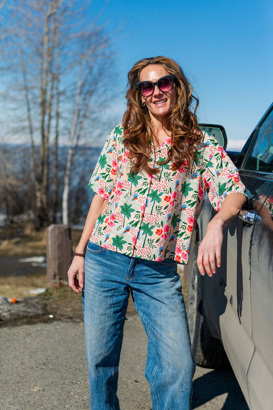 Pre-Order Tropic Ridge Boxy Polo Shirt