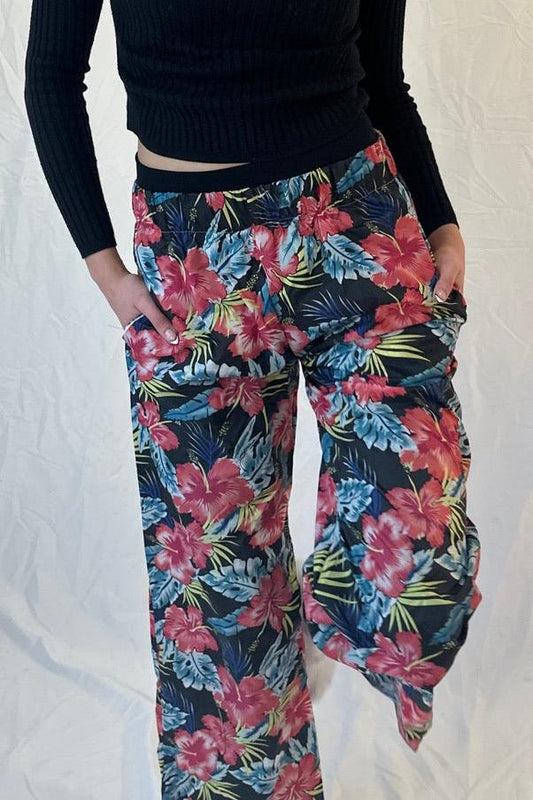 HIBISCUS BLOOM RAIN PANTS