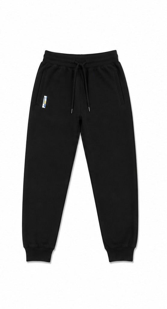 Black Cotton Joggers