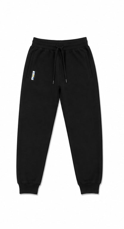 Black Cotton Joggers