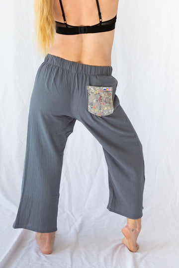 Light Grey Capri Pant