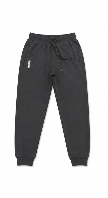 Charcoal Grey Cotton Joggers