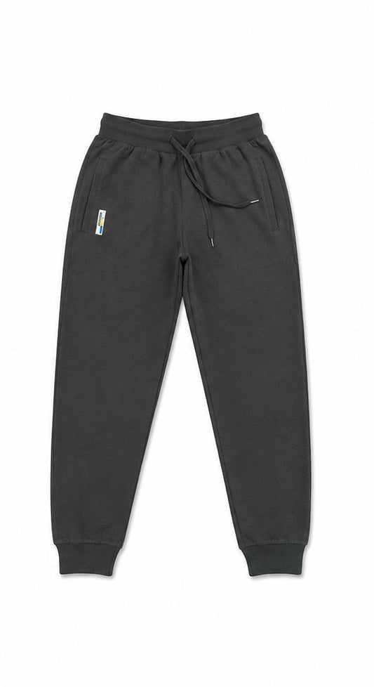 Charcoal Grey Cotton Joggers