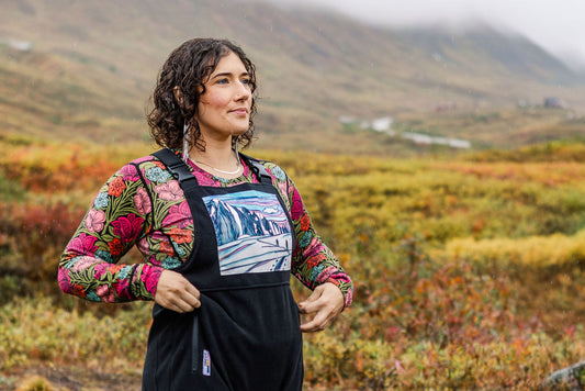 Skin Track Drop Seat Fleece Overalls
