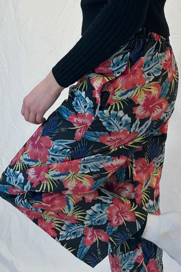 HIBISCUS BLOOM RAIN PANTS