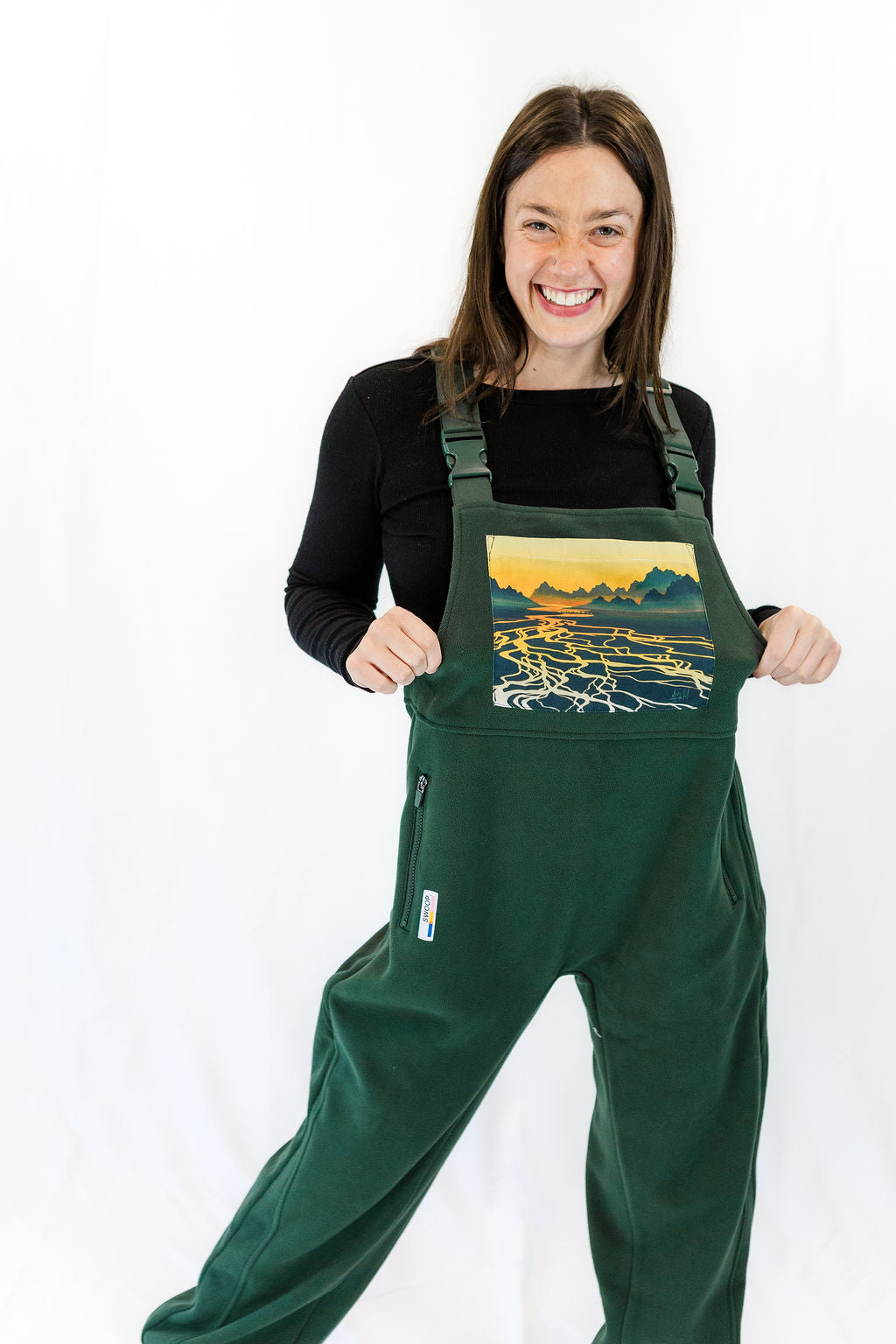 Braided River Fleece Overalls – wearswoop.com