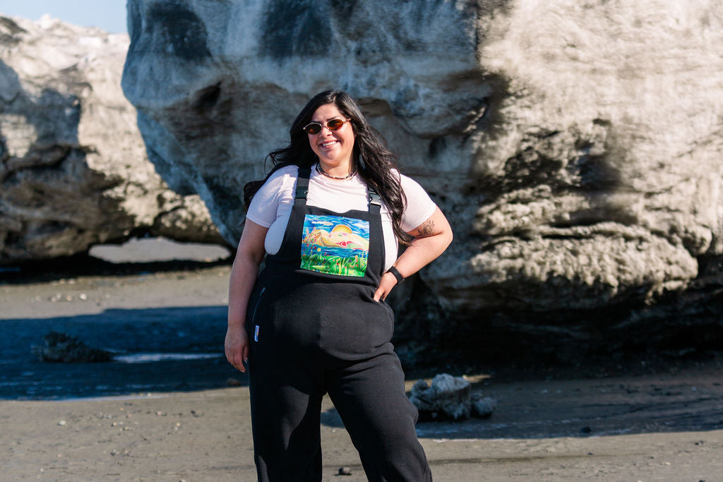 Sleeping Lady Fleece Overalls