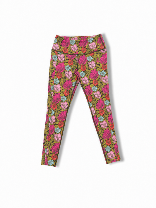 Floral Bloom Core Merino Wool Baselayer Bottoms | PRE-ORDER