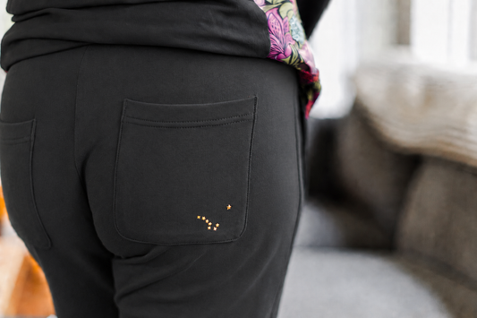Charcoal Grey Cotton Joggers