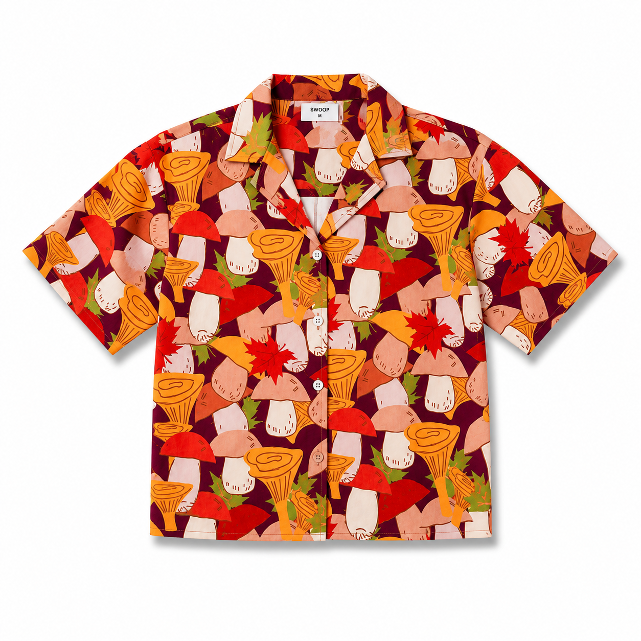 Funky Fungi Boxy Polo Shirt