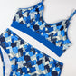MOUNTAIN PRINT BRA
