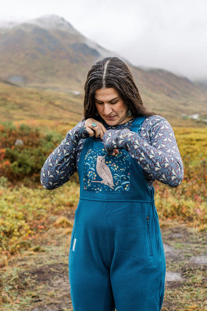 Wise Owl Fleece Drop Seat Overalls