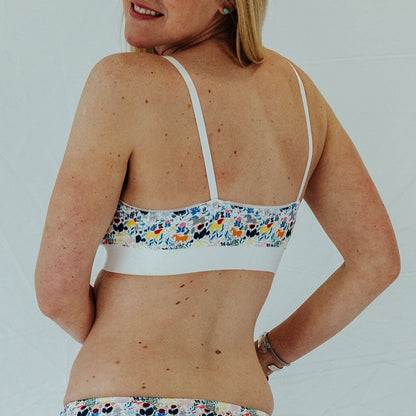 Unicorn Garden Print Bra