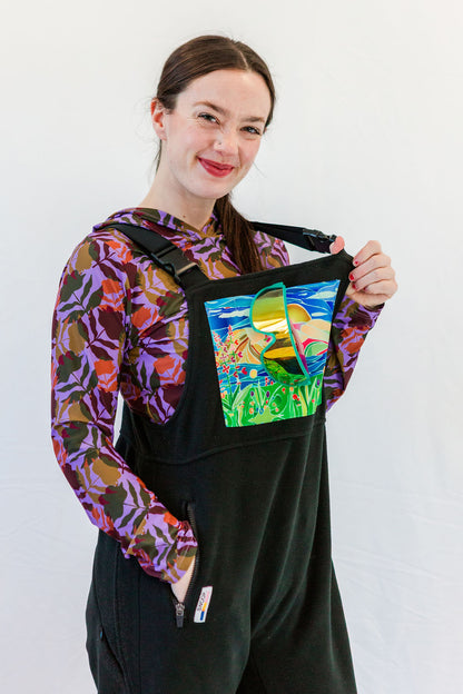 Sleeping Lady Fleece Overalls