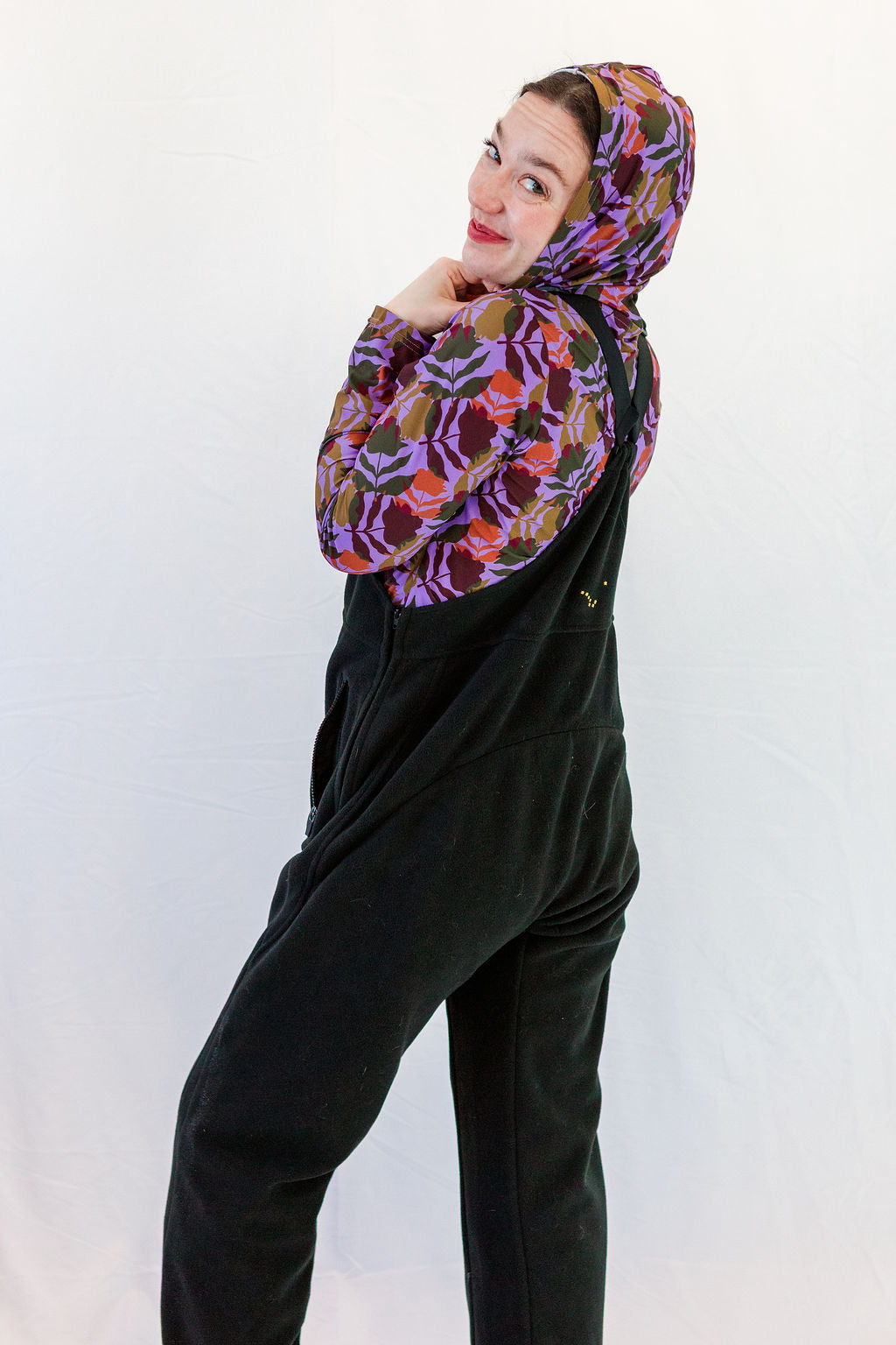 Sleeping Lady Fleece Overalls