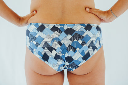 Mountain Print Bra and Underwear Bundle