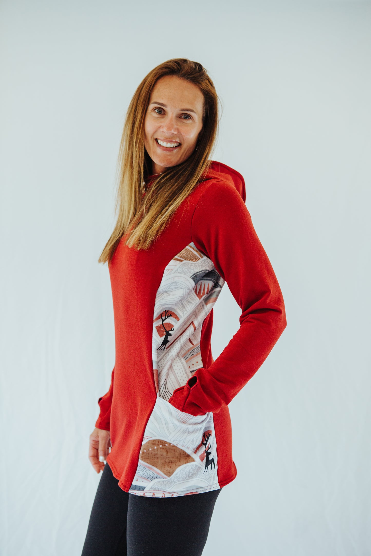 RED CARIBOU TUNIC