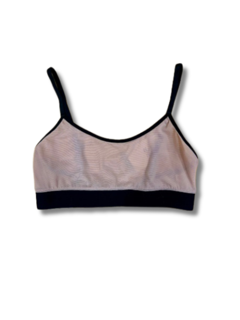 Dusty Blush Mesh Bra