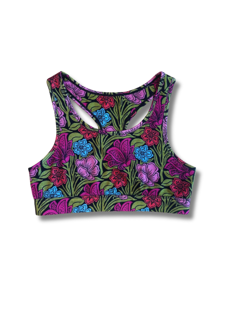 Floral Bloom Core Wool Sports Bra | PRE-ORDER