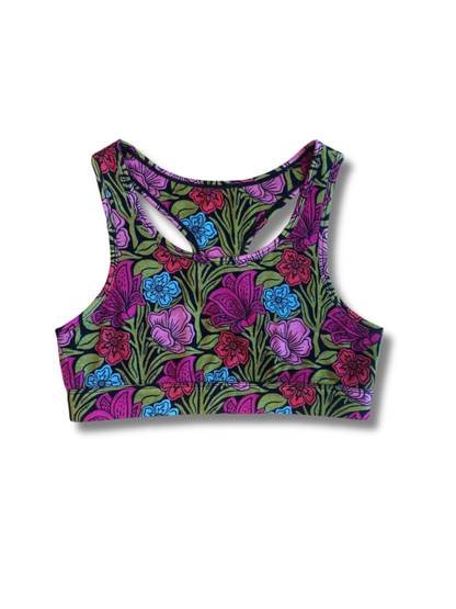 Floral Bloom Core Wool Sports Bra | PRE-ORDER