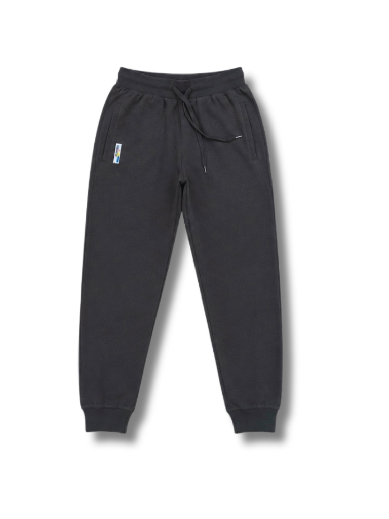 Charcoal Grey Cotton Joggers