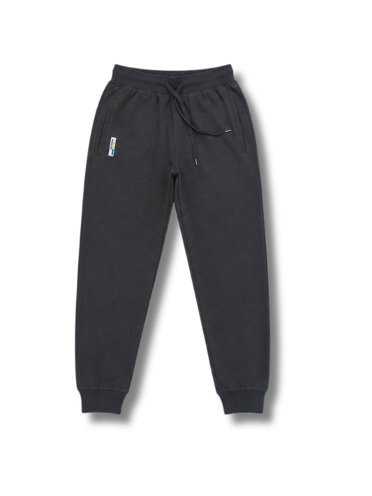 Charcoal Grey Cotton Joggers