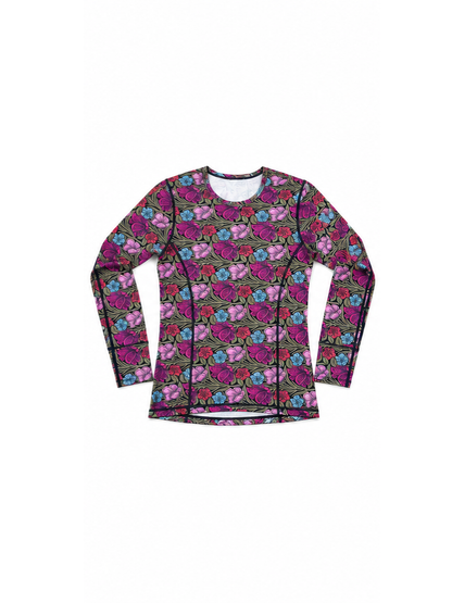 Floral Bloom Core Merino Wool Baselayer Top | PRE-ORDER