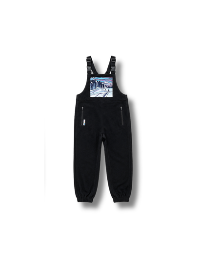 Skin Track Drop Seat Fleece Overalls